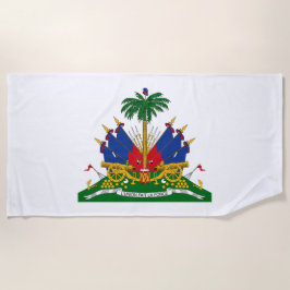 Toalha De Praia Casaco de Armas do Haiti (Haiti)