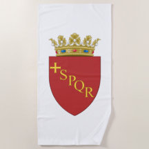 Casaco de armas romanas (SPQR) (Roma, Itália)