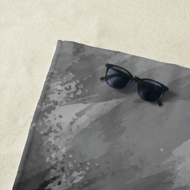 Toalha De Praia Cascata aquosa, natureza 3 (In Situ)