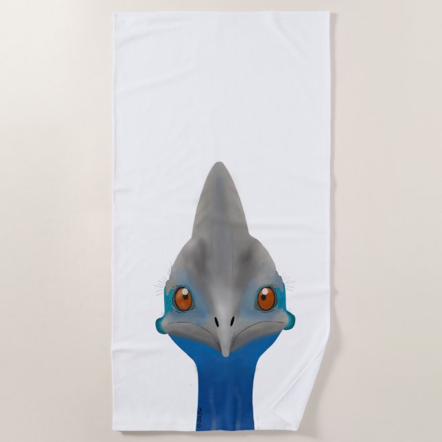 Toalha De Praia Cassoward Beach Towel (Frente)