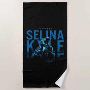 Toalha De Praia Catwoman Selina Kyle Motorcycle