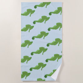 Toalha De Praia Cavalo do mar, Sea life Beach Towel