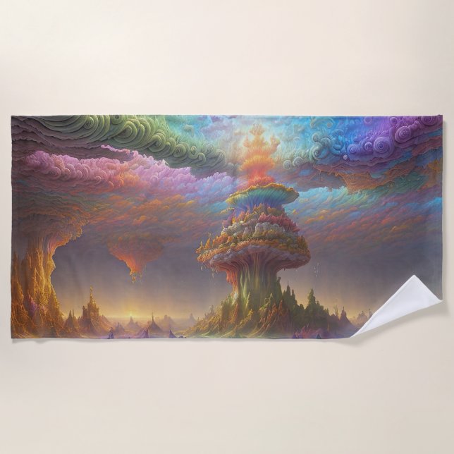 Toalha De Praia Caverna Fantasy (Frente)