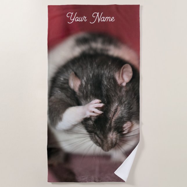 Toalha De Praia Cefaleia (Frente)