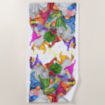 Toalha De Praia Celebração de Felry Christmas Beach Towel Gnomo<br><div class="desc">Cartoon do Partido Gnomo Feliz de Natal Desenhando uma Celebração Engraçada de Gnomos Felizes - Escolha / Adicione seu Texto / Fonte / Cor - Faça seu presente especial - Redimensione e mova ou remova e adicione elementos / imagem com a ferramenta de personalização! - Desenho e Design por MIGNED....</div>