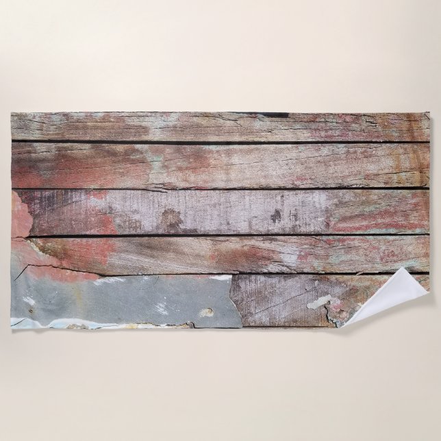 Toalha De Praia Cesto de madeira russa (Frente)