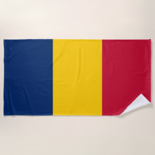 Toalha De Praia Chad Flag