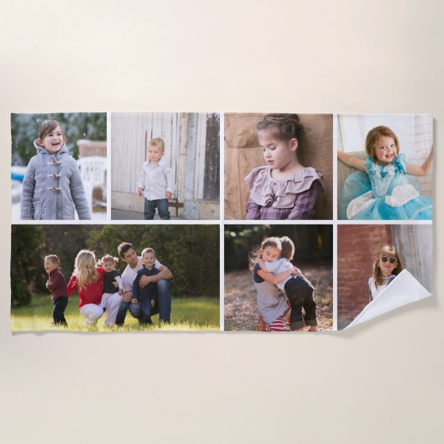 Toalha De Praia Change photos and create your own photo (Frente)