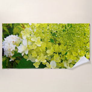 Toalha De Praia Chartreuse Verde, Limelight Hydrangea,