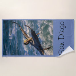 Toalha De Praia Chegando para pousar