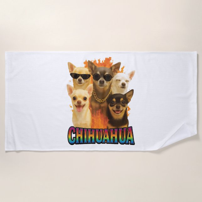 Toalha De Praia Chihuahua    (Frente)