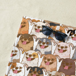 Toalha De Praia Chihuahua Pattern