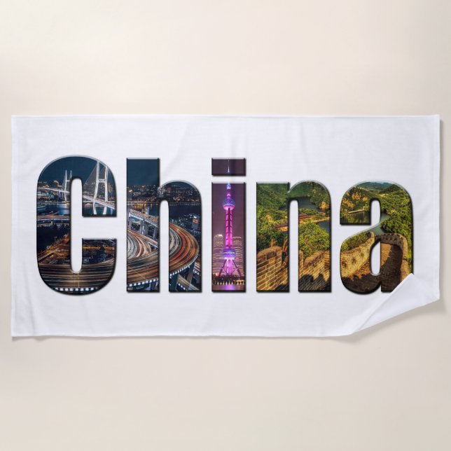 Toalha De Praia China (Frente)
