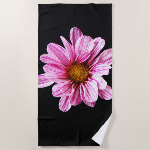 Toalha De Praia Chrysanthemum Flower Btcnm