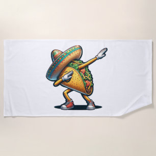 Toalha De Praia Cinco de Mayo Taco