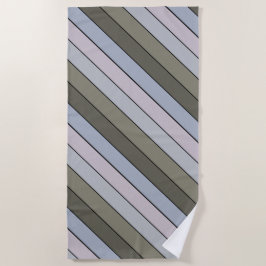 Toalha De Praia Cinzentos Cinzentos E Estrias Pretas Em Papel De A