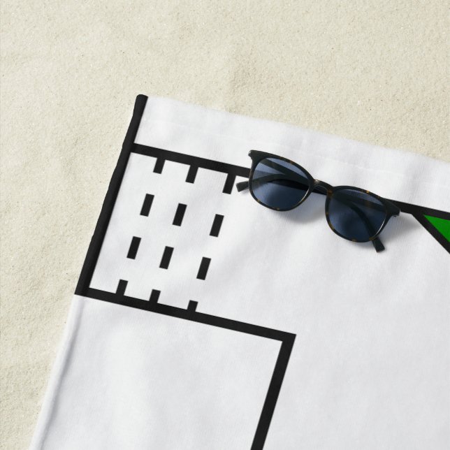 Toalha De Praia Circuitos Bauhaus (In Situ)