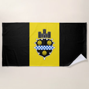 Toalha De Praia City Flag de Pittsburgh (Pensilvânia)