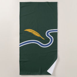 Toalha De Praia City Flag of Northampton (Massachusetts, EUA)