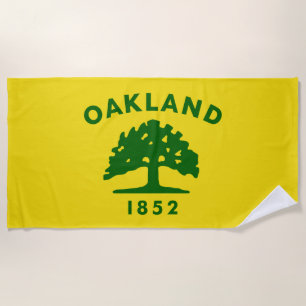Toalha De Praia City Flag of Oakland (Califórnia)