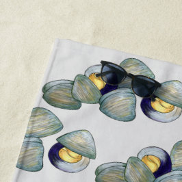 Toalha De Praia Clams Clambake Rhode Island New England Seafood