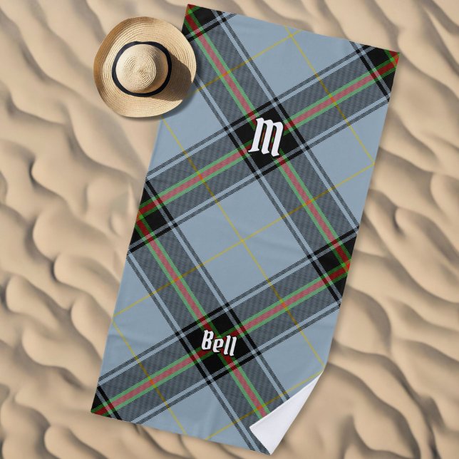 Toalha De Praia Clan Bell Tartan (Criador carregado)