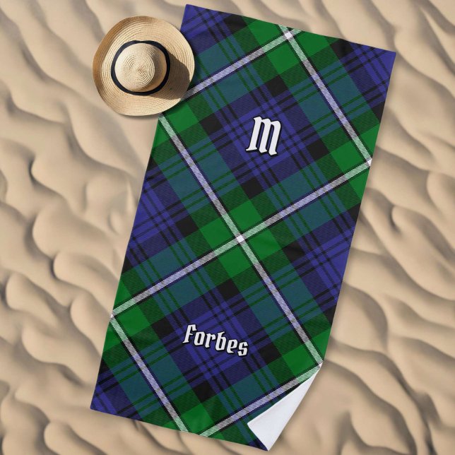 Toalha De Praia Clan Forbes Tartan (Criador carregado)