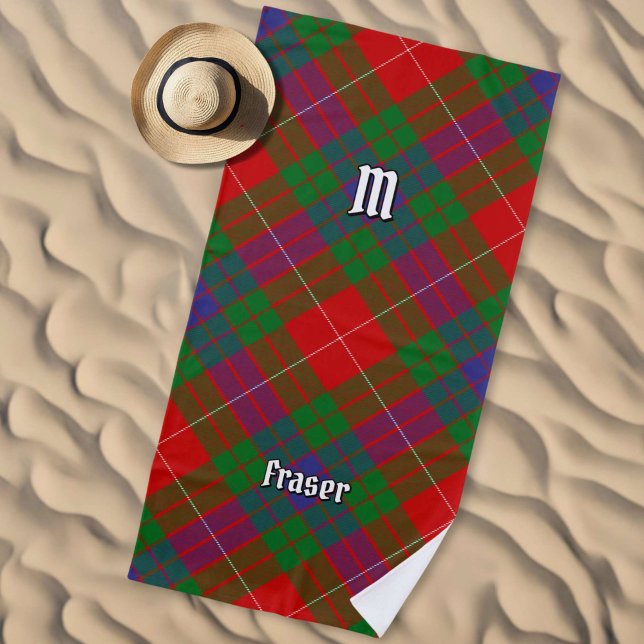 Toalha De Praia Clan Fraser Tartan Beach Towel (Criador carregado)