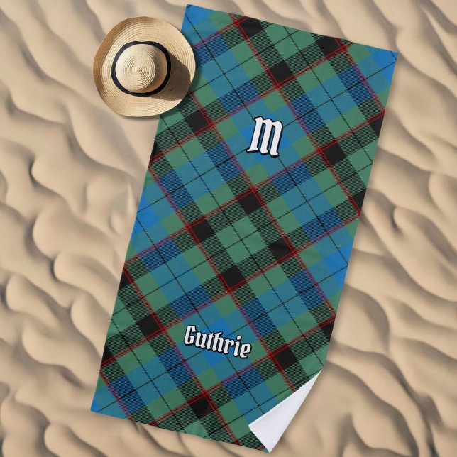 Toalha De Praia Clan Guthrie Tartan (Criador carregado)