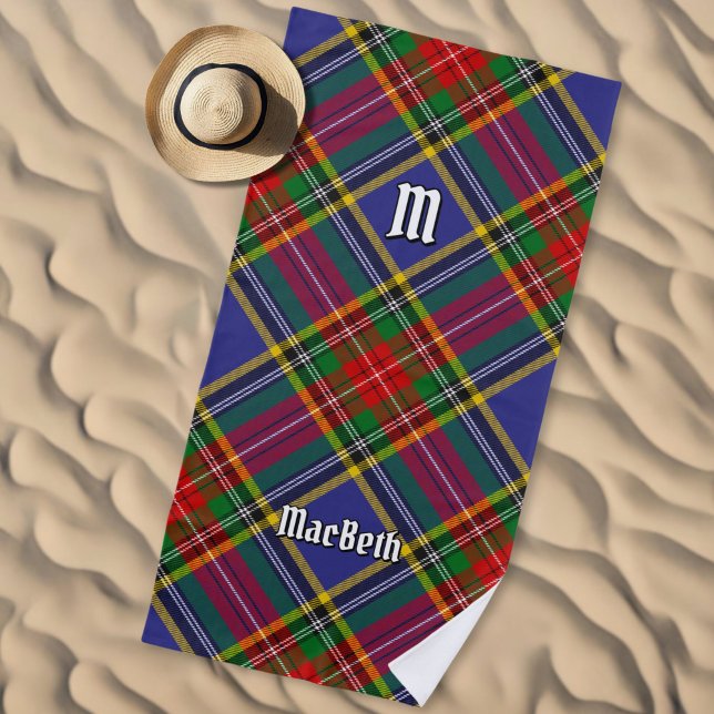 Toalha De Praia Clan MacBeth Tartan Beach Towel (Criador carregado)