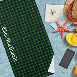 Toalha De Praia Clan MacDonald Tartan Xadrez