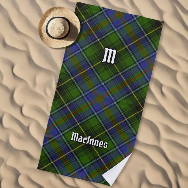 Toalha De Praia Clan MacInnes Tartan (Criador carregado)