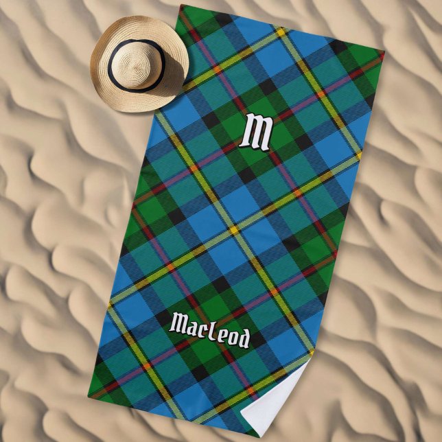 Toalha De Praia Clan MacLeod caçando Tartan (Criador carregado)