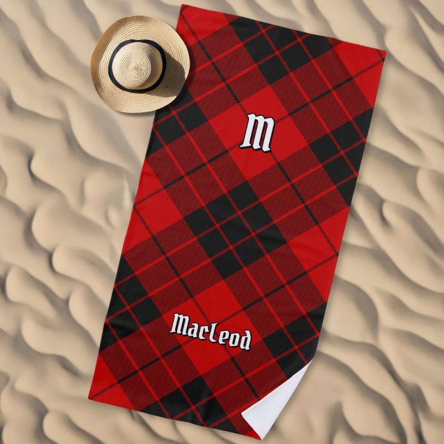 Toalha De Praia Clan Macleod de Raasay Tartan (Criador carregado)