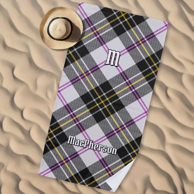 Toalha De Praia Clan MacPherson vestiu Tartan Beach Towel (Criador carregado)
