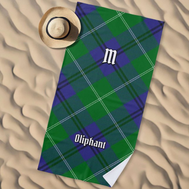 Toalha De Praia Clan Oliphant Tartan Beach Towel (Criador carregado)