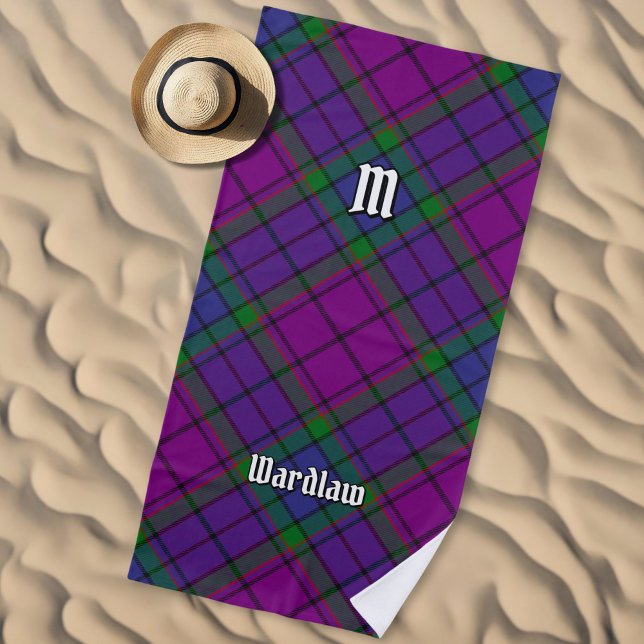 Toalha De Praia Clan Wardlaw Tartan (Criador carregado)