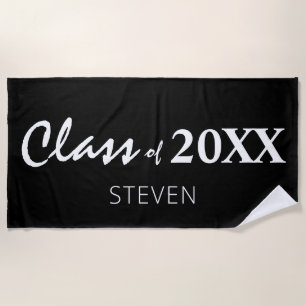 Toalha De Praia Classe de graduação de 2020 Personalizada