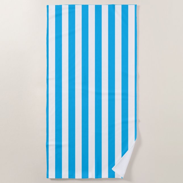 TOALHA DE PRAIA CLÁSSICA AZUL AZUL AZUL-CLÁSSICA (Frente)
