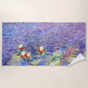 Toalha De Praia Claude Monet - Lírios Hídricos