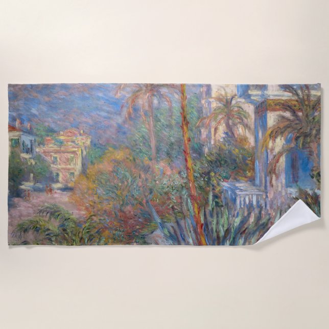 Toalha De Praia Claude Monet - Villas em Bordighera (Frente)