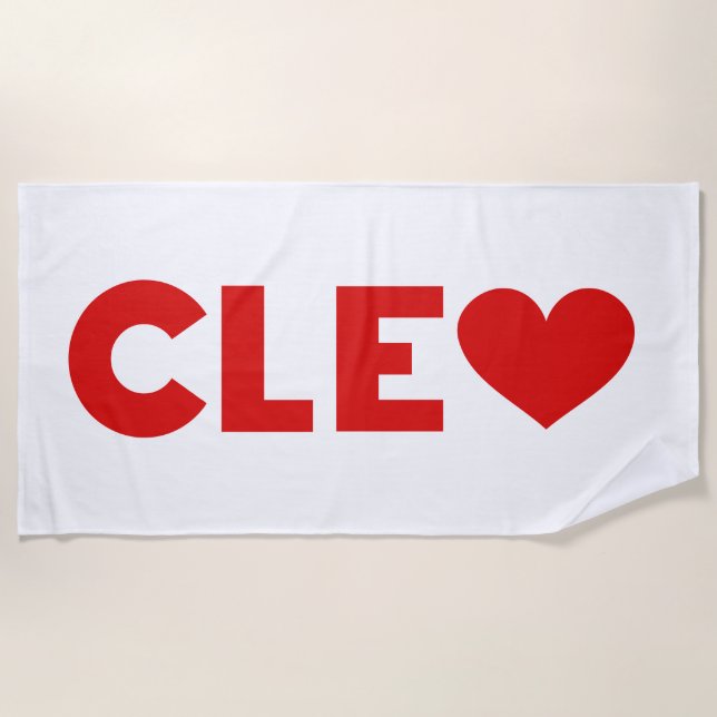 Toalha De Praia Cleo Love (Frente)