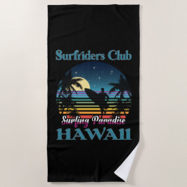 Toalha De Praia Clube dos surfistas, Paraíso do Surfe, Havaí