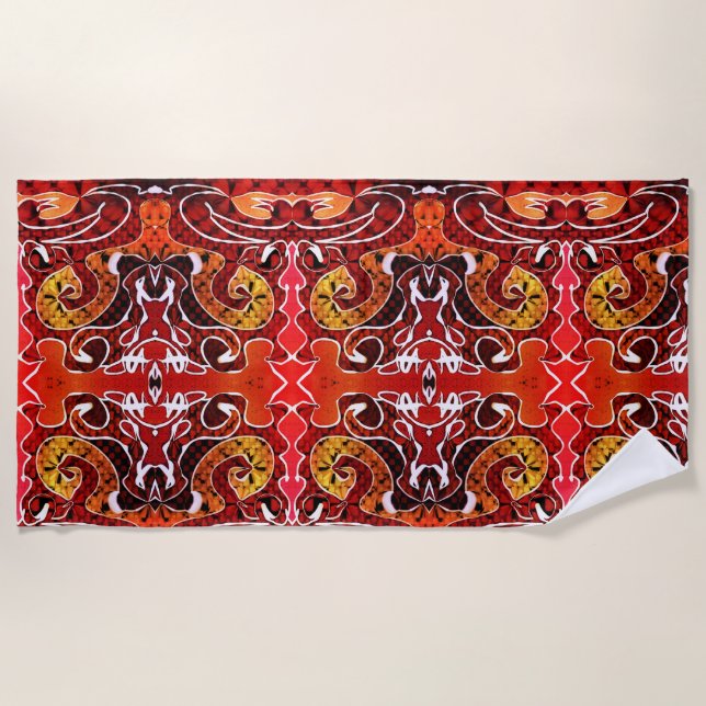 Toalha De Praia Cobra (Frente)