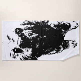Toalha De Praia Cocker Sketch – Bold Dog, Big Splash