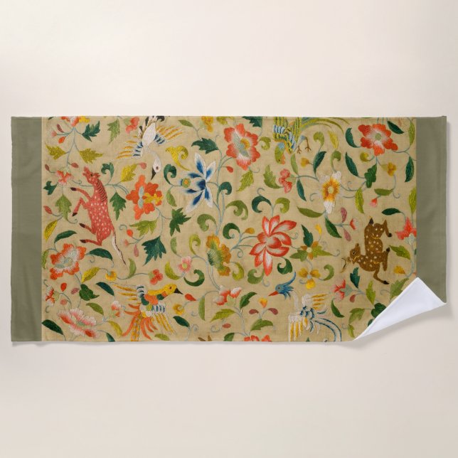 Toalha De Praia Coelho-veado-de-bico-do-cavalo (Frente)