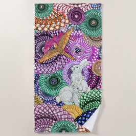Toalha De Praia Coelhos Abundantes