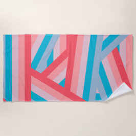 Toalha De Praia Colagem Arco-Íris