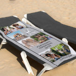 Toalha De Praia Colagem de Fotos Monograma e Graduação de Cotação<br><div class="desc">Toalha de praia monogramada que você pode personalizar com 7 de suas próprias fotos, seu monograma, seu nome e inicial, assim como seu ano de aula e sua citação motivacional favorita. O modelo de foto é configurado para exibir suas fotos no formato instagram quadrado em uma colagem de fotos no...</div>