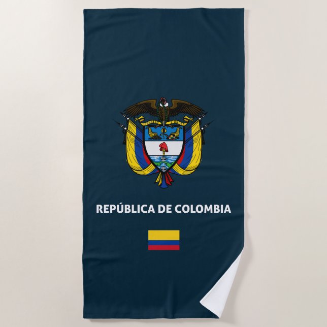 Toalha De Praia Colombia passport phone case (Frente)
